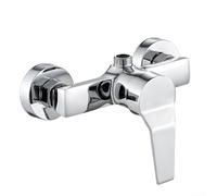 Válvula mezcladora de ducha con orientación de montaje en pared y salida superior G1/2 pulgadas para uso en configuraciones de baño modernas