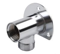 Válvula mezcladora de ducha expuesta con rosca macho G1/2 x G1/2 con codo de 90 grados para suministro de agua de montaje en pared de baño al aire libre