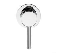 Válvula mezcladora manual cromada de 1/2 pulgada montada en la pared para control de agua fría y caliente, diseño oculto, construcción de latón, ideal para uso en baño y cocina