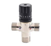 Válvula mezcladora termostática DN20 confiable de 34 pulgadas para configuraciones de calentadores solares que ofrece una salida de temperatura constante con falla para un mecanismo seguro
