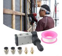 Válvula neumática 4H21008 de la palanca de la mano de 52 maneras para la distribución eficiente del aire (PC8-02)