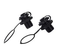 Válvula neumática Bote Inflable, 2 Piezas Enchufes de Aire en Espiral Tornillo de reemplazo de inflado unidireccional Válvula Boston para Bote Inflable Bote de Kayak Reemplazo del tapón de balsa