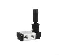 Válvula neumática de aleación de aluminio con palanca manual para soluciones de gestión de fluidos (3H210-08)