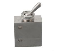 Válvula neumática de botón mecánico de 2 posiciones de 3 vías, TAC2-31V, para accionamiento de palanca de palanca, 3 puertos sin tipo común, presión de aire de 0-0,9 MPa, cuerpo de metal,