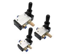 Válvula neumática de palanca manual de 3/2 y 5/2 vías, 3H210-08/3H310-10/3H410-15, 2 posiciones, 3 puertos, 1 unidad(4H210-08,With 8mm Fitting)