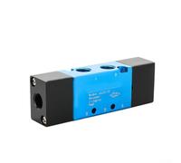 Válvula neumática de palanca manual de aire, control manual de 2/3 posiciones push-pull, serie de dos posiciones o tres posiciones de cinco vías, cuerpo de aluminio para sistemas neumáticos (4A120-06)