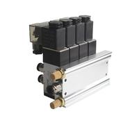 Válvula neumática de valor múltiple 4v210-08, grupo de válvulas solenoide 5/2, válvula de inversión de cilindro de isla, distribuidor neumático(4 combinations,DC24V 8mm tube)