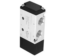 Válvula Neumática Neumática de 5 Vías y 2 Posiciones 4h210-08 PT Puerto de Válvula Solenoide de 1/4 "Válvula de Control Neumático