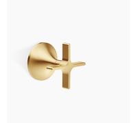 Válvula oculta Dornbracht VAIA, cierre a la derecha 3/4", manilla en cruz, -99, 36608809-28, Color: latón cepillado