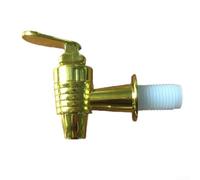 Válvula para grifo Vino 17mm Plástico Plateado Válvula para grifo(Golden) | Instalación simple, apertura 17mm, para compacto, para ideal botellas vidrio, uso doméstico