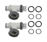 Válvula Plástico Repuesto Bomba Filtro para intex Válvula Plástico(2pcs) | Compatible 1500, 2500, 4000 GPH, control flujo óptimo, para fácil apertura, cierre seguro, mantenimiento simple