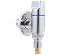 Válvula Plata de Acero Inoxidable Cierre para Lavadora | Acabado Multicapa, Limpieza Sencilla, Uso en Baño, Recambio de Lavadoras, Formato Compacto, Color Plata