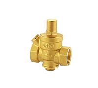 Válvula reductora de latón 1/2 ", 3/4", 1, 2", DN15, DN20, DN25, DN50, hilo femenino, calentador agua, regulación presión tubería doméstica Para Grifo De Riego De JardíN