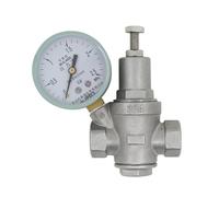 Válvula reductora de presión ajustable - 1/2 3/4 1 1-1/4 1-1/2 2 pulgadas Acero inoxidable sin plomo reguladora agua