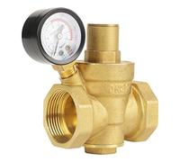 Válvula reductora de presión, alta eficiencia instalación fácil control preciso agua, Regulador ajustable DN32 BSP latón duradero medidor calibre 1 rosca estándar, para hogares sistemas
