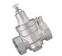 Válvula reductora de presión de acero inoxidable DN15 DN20 Válvula de fontanería compacta 304 con clasificación de 1.6MPa para una regulación eficiente de la presión de agua y confiable (3/4)