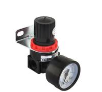 Válvula reductora de presión for compresor de aire neumático AR2000 con rosca BSP de 1/4" y conexiones de 4 mm, 6 mm, 8 mm, 10 mm y 2 mm.(AR2000 w BT 8mm,5 Pcs)