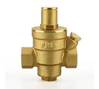 Válvula reductora reguladora de presión, Válvula reductora y manómetro de latón de G1/2" a 2" (DN15-DN50)(DN20)