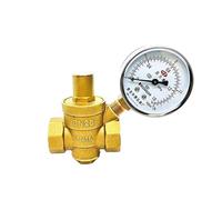 Válvula reductora y mantenedora de presión de agua de latón de 1/2", 3/4", 1" y 2" DN15/DN20/DN25/DN32 con regulador y manómetro ajustable(2,Valve without Gauge)