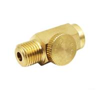 Válvula Reguladora de Flujo 1/4 NPT para ajuste para preciso | Rosca 1/4 NPT macho-hembra, ajuste fino del caudal, compatible con mangueras estándar, sin adaptadores extra