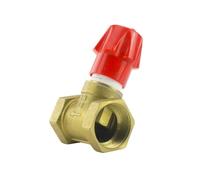 Válvula reguladora de flujo de latón - Control manual, tamaños de 1/2" a 2", válvula de globo for sistemas de agua(0.75In)