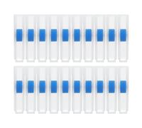 Válvula Reguladora de Flujo para Tubos de Infusión, 20 Piezas | Plástico Blanco, Ajuste por Rodillo, Instalación Rápida sin Herramientas, para Clínicas y Personal Sanitario