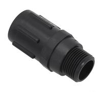 Válvula reguladora de presión ajustable de 15-45 PSI para aspersores de césped y líneas de goteo con roscas externas internas hexagonales (15 PSI)