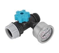 Válvula reguladora de presión de agua ajustable, regulador de presión con roscas G3 / 4in, fácil de usar, válvula reductora de presión Adecuado para usar con temporizador de riego