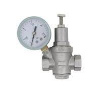 Válvula reguladora de presión de agua de acero inoxidable sin plomo, ajustable, 304, de 1/2, 3/4, 1, 1-1/4, 1-1/2 y 2 pulgadas.(DN25)