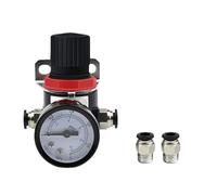 Válvula reguladora de presión de aire neumática AR2000 G1/4 Control de alivio de presión del compresor de aire con accesorios Unidad de procesamiento de fuente Válvula(AR2000 8mm)