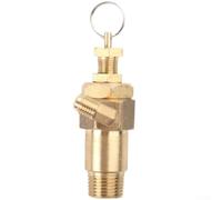 Válvula reguladora de presión de cobre para compresor de aire, válvula reguladora de compresor de pistón de 1/2 pulgada y 3/8 pulgadas, control de presión del compresor de aire de alta presión (A)