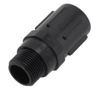 Válvula reguladora de presión de riego de jardín 15-45 PSI, interfaz interna de rosca externa de seis puntos, reductor de presión de agua de plástico para manguera FHT(45PSI)