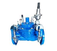 Válvula reguladora de presión manual de acero inoxidable Válvula de control de agua y incendios con brida for reducción de presión(4IN_HIGH PRESSURE)