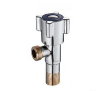 Válvula Reguladora Disco Sin Fugas Cocina Baño(Blue) | Cuerpo cobre macizo, núcleo disco sellado, antióxido, 3/8 pulgada, baño cocina