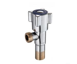 Válvula Reguladora Disco Sin Fugas Cocina Baño(Blue) | Cuerpo cobre macizo, núcleo disco sellado, antióxido, 3/8 pulgada, baño cocina