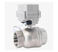 Válvula reguladora eléctrica DN50, Control de 4-20mA o 0-10V, válvula moduladora de 2 pulgadas, 15N/m/D/rive I/S/O5211 for vástago de 9mm o 11mm(NPT,DC12-24V_4 TO 20MA CONTROL)