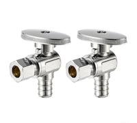 Válvula Reguladora para latón Sin Antióxido Válvula Reguladora | Conexión 1/2 para pex a 3/8 compresión, para latón , antióxido, para ideal fontanería hogar