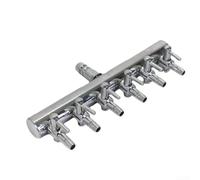 Válvula reguladora, Válvula reguladora de volumen de aire de la bomba de oxígeno, Distribuidor de control de caudal de acero inoxidable para tanque de peces (6ways)