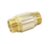 Válvula retención latón, rosca hembra vertical de resorte | Válvula unidireccional 1/2",3/4",1", evita retroceso de agua tuberías(BSP3I4 Male)