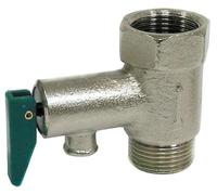 VALVULA SEGURIDAD Y RETENCION PARA TERMO CON PALANCA 1/2" 10KG/CM2
