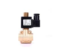 Válvula solenoide 0955 de latón normalmente abierto de 3/8 pulgadas de alta presión, 110 V, 24 V, 12 V, 24 V (G_24VDC_NBR-Seal)