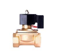 válvula solenoide 1-1/2 "normalmente cerrado latón 24VDC 12VDC 110VAC 220v válvula solenoide no caliente para 24 horas de trabajo válvula soleno(230VAC)