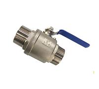 válvula solenoide 1/2" 3/4" 1" 1-1/4" 1-1/2" 2" Válvula de bola de rosca macho de acero inoxidable(2")