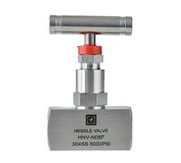 Válvula solenoide 1/4 "3/8" 1/2" NPT hembra alta presión acero inoxidable 304 parada aguja válvula globo J13-320P control de flujo de grúa(3/8",BSP)