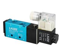 Válvula solenoide 2 posiciones 5 vías 4V210-08 Control eléctrico de aire neumático 4V310-10 4V410-15(4M210-08 DC24)