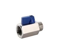 Válvula solenoide 2 vías mini válvula de bola de acero inoxidable (3/8")