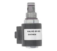 Válvula solenoide 25 974628 6401312, repuesto para 3CX 4CX 4C 4C444 3CX444 4DX 3CX4M, válvula solenoide hidráulica de acero aleado con respuesta rápida para excavadora y