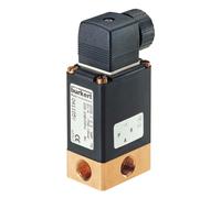 Válvula Solenoide 3/2 Vías G1/4'' NC Latón NBR -1-3bar/-15-44psi 24VDC Vacío 0330 44302