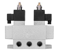 Válvula solenoide 3 posiciones 5 vías G1 / 2in aluminio K35D2H - 15 - Alto rendimiento y larga vida útil, sello autocompensado, para procesos industriales de control (12 V CC.)