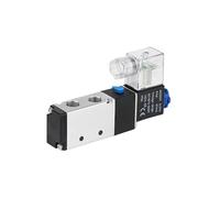 Válvula Solenoide 4v210-08 Control inverso AC220V/110V/380V DC12V/24V electrónico de cinco vías dos posiciones(Dc12v)